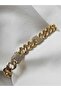 Gourmet Stone-Encutured Large Tip Original Xuping Bracelet Gold - 3