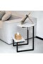 Elegant Marble Accent Table with Open Storage Add elegance to any room with this marble accent table - 3