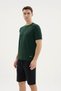 New Season Men's Reçme Collar Shorts Set