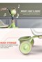 Foldable Baby Tricycle for Kids, Baby Cycle with Light, Music, & Rear Storage Basket - 4