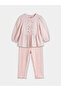 Esvab • Modern & Distinctive Zero Roba Collar Bowknot Baby Girl Blouse and Leggings - 3