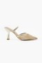 Liza Sparkly Beaded Detail Pointed-Toe Heeled Shoes - 6