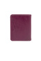 Coewl Leather Magnetic Card Holder Purple - 3