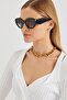 Paula Geometric Unisex Black Uv400 Sunglasses with Filter - 4