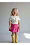 Girl's Floral Touch Printed Cotton T-Shirt - 2