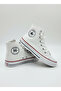 Unisex Long Linen Sneakers - White - 2