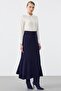 Pilise Knitwear Skirt Dark Blue