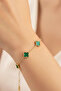 Yonca Model Colorful Gold Bracelet / Steel Bracelet - 3