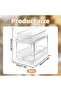 SKY-TOUCH 2 PACK Pull-Out Kitchen and Bathroom Storage Organizer - 5