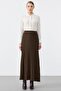 Pilise Knitwear Skirt Brown