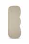 Luxury Quilted Patterned Anti-Slip Car Seat Protector Triple Cushion Set - Beige (2 Front and 1 Rear Set) - 5