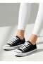 Unisex Short Linen Sneakers - Black