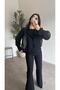 Black Organza Shirt Jacket - 3