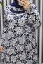 Women's Islamic Clothing Plus Size Cotton Mother's Dress - 6
