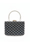 Women's Stone-Embellished Handbag and Long Chain Strap Bucket Model Evening Dress Bag (Wedding Engagement Marriage Prom Graduation) - 2