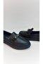 100% Leather Buckle Women's Loafer – Poly Sole Comfort Black - 2