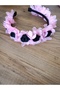 Pink Black Rose Crown Bridal Henna Night Wedding Circumcision Birthday Crown