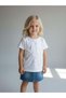 Girl's Floral Embroidered Design T-Shirt - 4