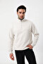 Half Zipper Organic Cotton Stone Color Men's Sweatshirt - 3