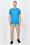 Men Sportswear Fit Short Sleeve Training T-Shirts, Blue - 3