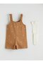 Vizyon New Season Embroidered Girls' Gabardine Salopet and Pantyhose