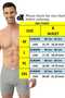 Men's 100% Cotton 3-Piece Single Jersey Fabric Combed Cotton Boxer Shorts - 2