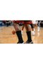 Pack of 10 (Black) Cotton Tennis Sports Socks - Long Length - Professional Training and Daily Comfort - 3