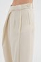 Women's Cross-Front Button Detailed Design Trousers - 8