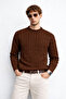 Crew Neck, Hair Knit, Regular, Comfortable Fit, Winter, Knitwear Knitted Sweater 25Pltk19
