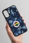 iPhone 16 Compatible Blue Camouflage Glass Licensed Phone Case - 3