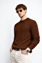 Crew Neck, Hair Knit, Regular, Comfortable Fit, Winter, Knitwear Knitted Sweater 25Pltk19 - 3