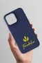 iPhone 15 Pro Max Compatible Palamut Navy Blue Silicone Licensed Phone Case - 3