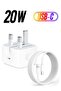 MFi Certified 20W USB C Fast Charger Plug Cable for iPhone 13 12 Pro Max/Mini/11/XS/XR/X/8 Plus/iPad