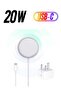 20W Magnetic Wireless Charging Cable USB-C Compatible with Apple iPhone 12/12 Mini/12 Pro/12 Pro Max