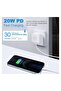 20W PD Foldable Fast Charging Wall Adapter Compatible with Apple iPhone13 Pro Max/13 Pro Max/SE/iPad - 2