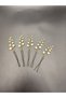Minimal Pearl Dal Model Bridal Hair Clip – Set of 5 - 5