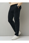 Elastic Waist Gray Velvet Corduroy Chino Trousers - 5