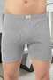 Men's 100% Cotton 12-Piece Single Jersey Fabric Combed Cotton Boxer Shorts - 3