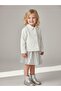 Baby Girl Heart Detailed Pocketed Buttoned Jacket - 4