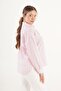 Pink Shirt with Striped Pocket Detail - 5