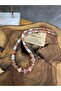Sunstone and Blue Chalcedony Design Necklace - 2