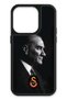 iPhone 15 Pro Compatible Large Ataturk Glass Licensed Phone Case