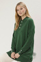 Patterned Hijab Tunic N3304 Emerald Green - 2