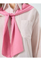 Pink Striped Long Sleeve Shirt with Pink Neck-Tie - 4