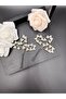 Pearl Butterfly Model Bridal Hair Clip – Set of 2 - 3