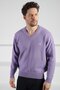 Pirex V-Neck Men's Long Sleeve 100% Lamb Wool Knitwear Sweater - 4