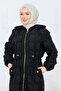 Women's Embossed Patterned Waist Tunneled Quilted Cap - 3