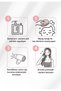 3-Piece Soft Silicone Hair Washing Brush / Hair Massage Shampoo Shower Brush Set of 3 - 3
