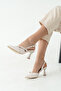 Elara Cross-Strapped Thin Heel Slingback - 2