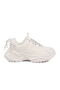White Memory Foam Sole Lightweight Lace-Up Women's Sneakers PCI-11075 G - 3